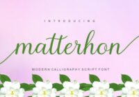 Matterhon Script Font - Featured Image
