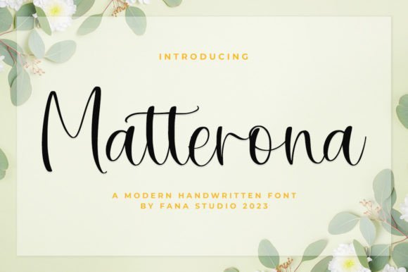 Matterona Font - Featured Image