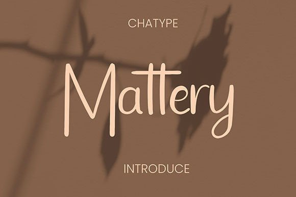 Mattery Font - Featured Image