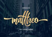 Mattheo Font - Featured Image