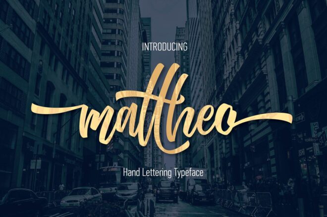 Mattheo Font - Featured Image