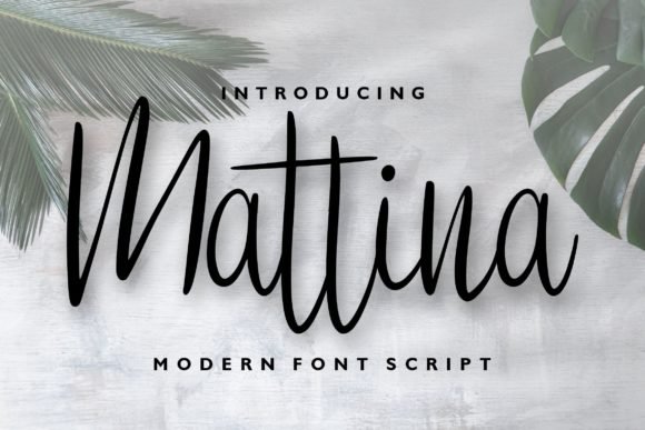 Mattina Font - Featured Image