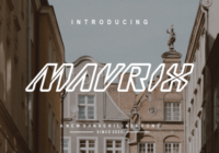 Mavrix Font - Featured Image