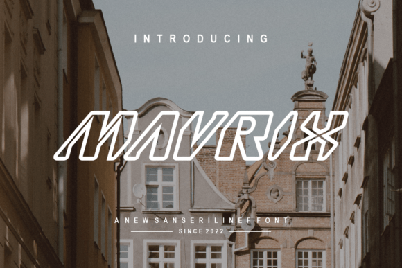 Mavrix Font - Featured Image