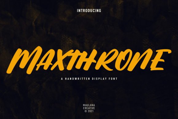 Maxthrone Font - Featured Image