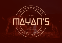 Mayan's Font - Featured Image