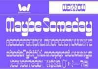 Maybe Someday Font - Featured Image