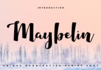 Maybelin Font - Featured Image