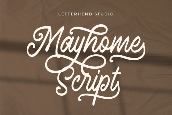 Mayhome Script Font - Featured Image
