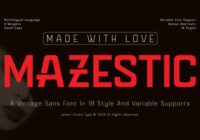 Mazestic Font - Featured Image