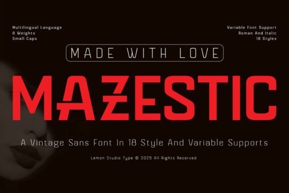 Mazestic Font - Featured Image