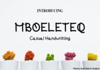 Mboeleteq Font - Featured Image