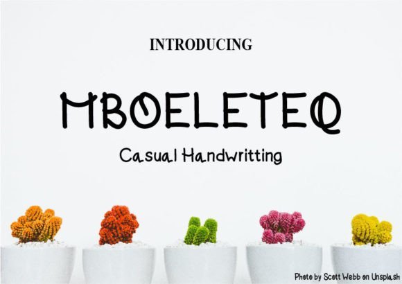 Mboeleteq Font - Featured Image