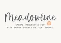 Meadowline Font - Featured Image