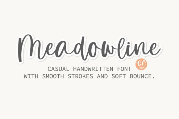 Meadowline Font - Featured Image