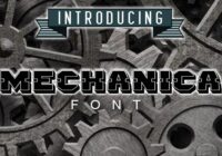 Mechanica Font - Featured Image