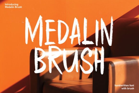 Medalin Brush Font - Featured Image