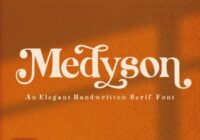 Medyson Font - Featured Image