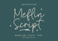 Meflin Script Font - Featured Image
