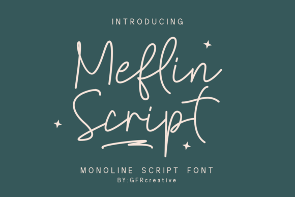 Meflin Script Font - Featured Image