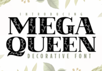 Mega Queen Font - Featured Image