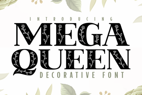 Mega Queen Font - Featured Image
