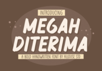 Megah Diterima Font - Featured Image