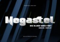 Megastel Font - Featured Image