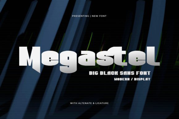 Megastel Font - Featured Image