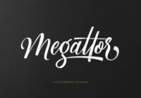Megattor Script Font - Featured Image