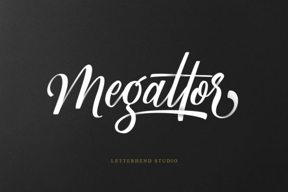 Megattor Script Font - Featured Image