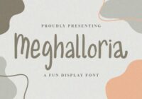 Meghalloria Font - Featured Image
