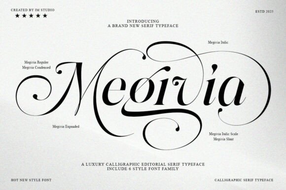 Megivia Font - Featured Image
