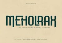 Meholrax Font - Featured Image