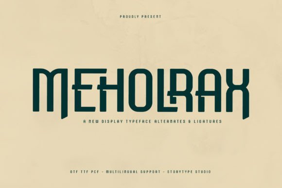 Meholrax Font - Featured Image