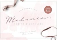 Melania Script Font - Featured Image