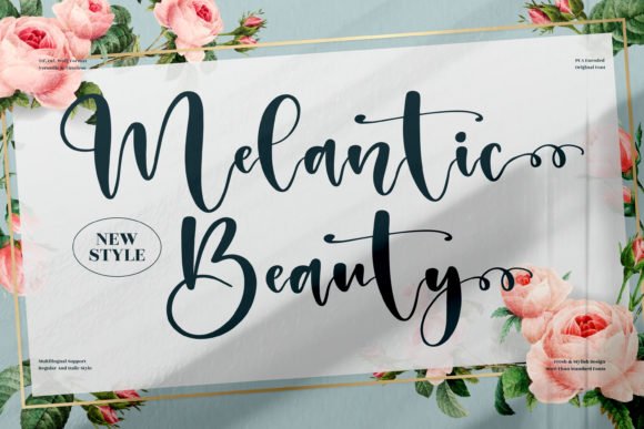Melantic Beauty Font - Featured Image