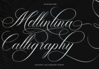 Melintina Calligraphy Font - Featured Image