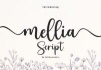 Mellia Script Font - Featured Image