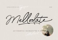 Mellodate Font - Featured Image