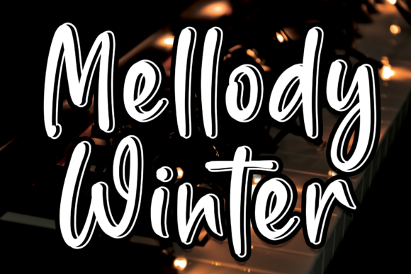 Mellody Winter Font - Featured Image