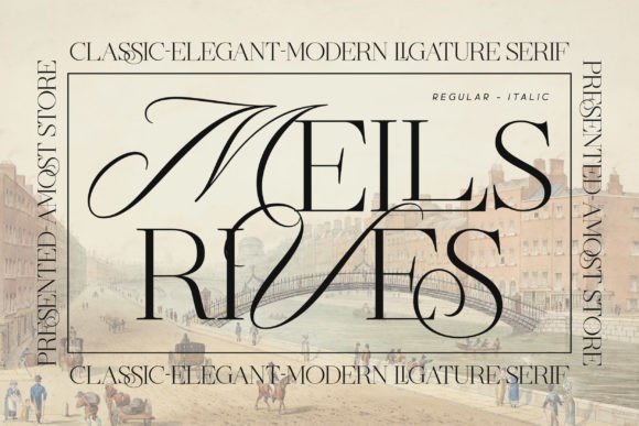 Mells Rives Font - Featured Image