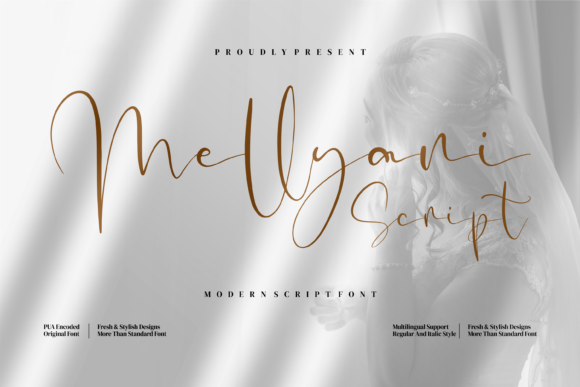Mellyani Script Font - Featured Image