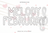Melody February Font - Featured Image