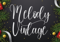 Melody Vintage Font - Featured Image
