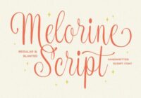 Melorinescript Font - Featured Image