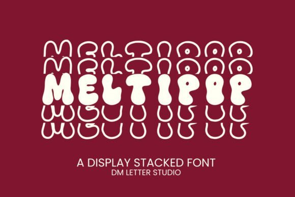 Meltipop Stacked Font - Featured Image