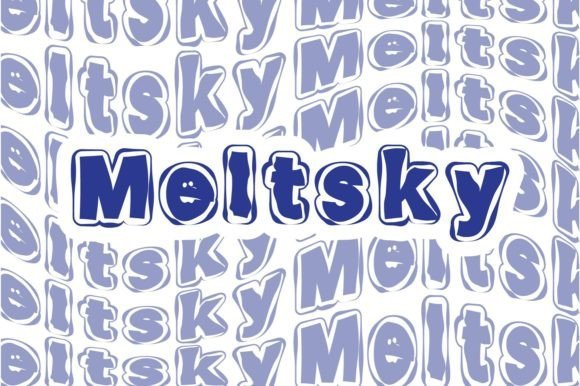 Meltsky Font - Featured Image