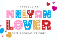 Melyan Lover Font - Featured Image