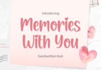 Memories with You Font - Featured Image